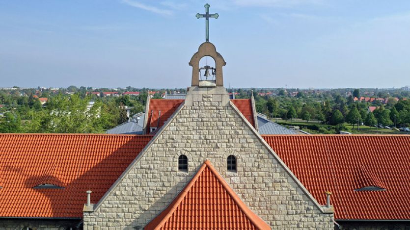 Luftbild St. Marienstift Dach Luftbild St. Marienstift Dach