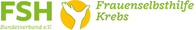 grün-oranges Logo der Frauenselbsthilfegruppe Krebs