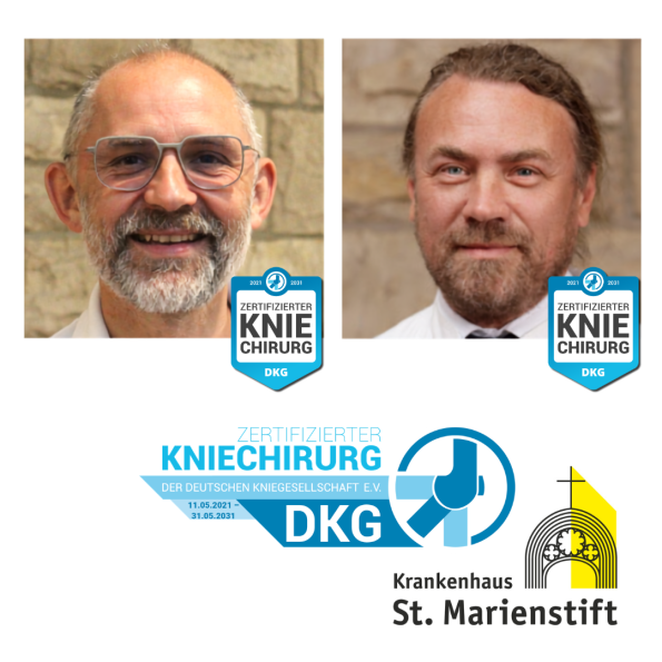 Auf dem Foto sind die beiden zertifizierten Dres. Klutzny und Möhwald im Portrait zu sehen.