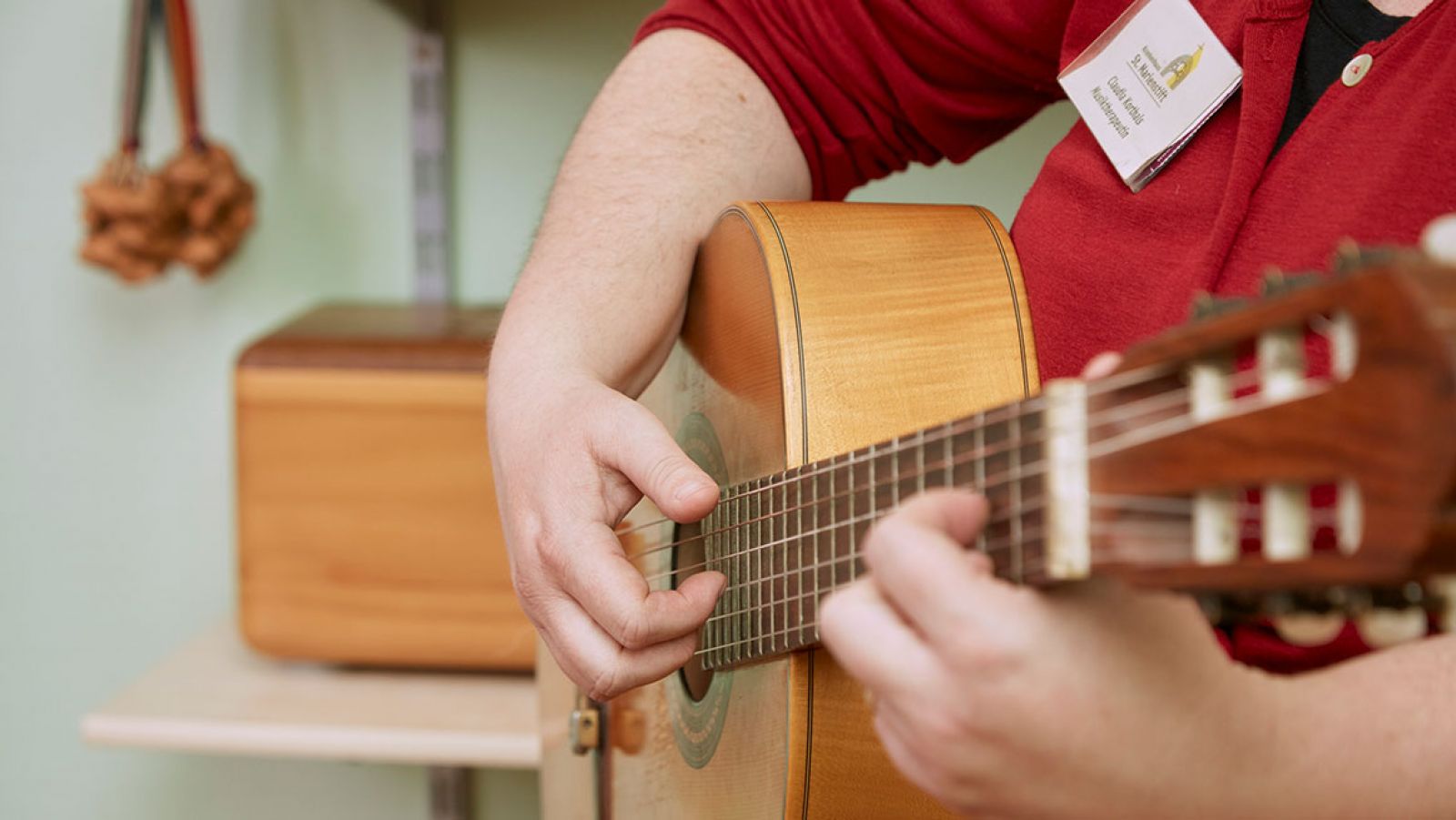 Musiktherapie mit Gitarre