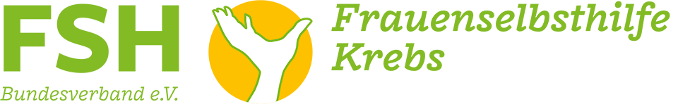 grün-oranges Logo der Frauenselbsthilfegruppe Krebs