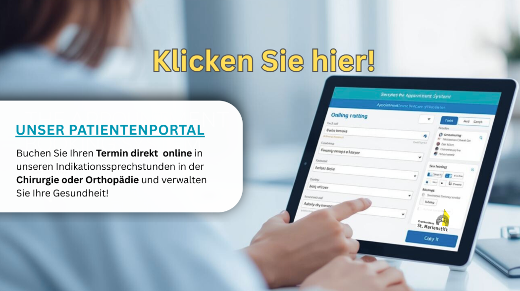 Auf dem Foto ist ein PC zu sehen auf den jemand einen Termin einträgt.