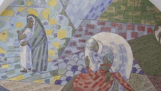 Mosaik im Eingangsbereich Mosaik im Eingangsbereich