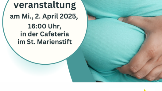 Einladung zur Informationsveranstaltung zum Thema "Adipositas" am 2. April 2025 um 14:00 Uhr